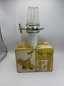 Rare NOS Vintage YO - YO Cocktail Drink Mixer Shaker Conversation Piece 60's - Picture 1 of 11