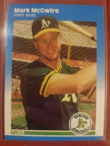 Actualización Fleer de béisbol 1987 - Mark McGwire #U-76 casi nuevo-como nuevo - Imagen 1 de 2