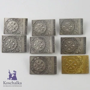 Antico distintivo in argento 900 "Marchi Anello di Idrotto Capo Maestro", 8 pezzi (12507EB) - Foto 1 di 4