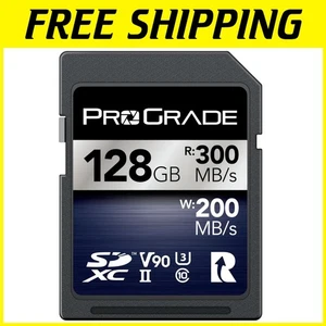 128GB Iridium SDXC Memory Card - 300MB/s Read Speed - Picture 1 of 11