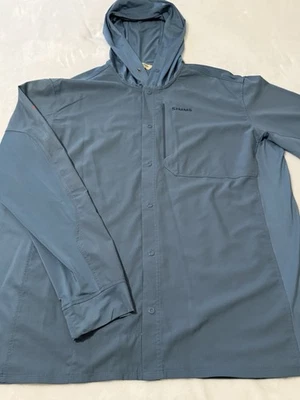 New Simms Fishing Jersey Men’s Size X-Large XL Performance Mens Casual Shirt Top - Image 1 of 3