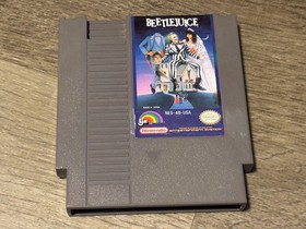 Beetlejuice Nintendo Nes Cleaned & Tested Authentic