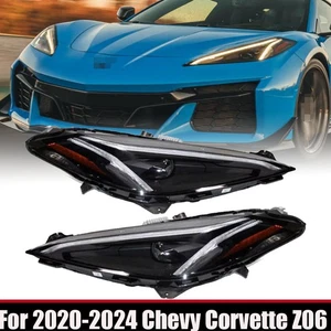 Pares de conjuntos de faros para Chevy Corvette Z06 2020-2024 lado izquierdo y derecho - Imagen 1 de 12