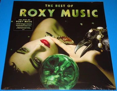 ROXY MUSIC - The Best Of -limited double TRANSPARENT GREEN vinyl LP - NEW/SEALED - Image 1 of 2