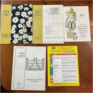 Manuales de lavadora Sears Kenmore 2311 guía de lavandería e instrucciones años 50 - Imagen 1 de 15