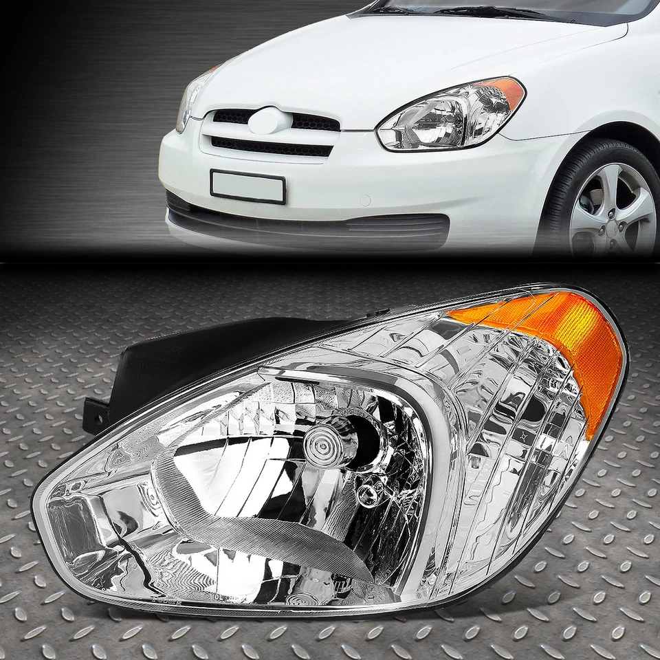 FOR 07-11 ACCENT LEFT DRIVER SIDE OE STYLE HEADLIGHT REPLACEMENT LAMP HY2502144 - Imagem 1 de 4