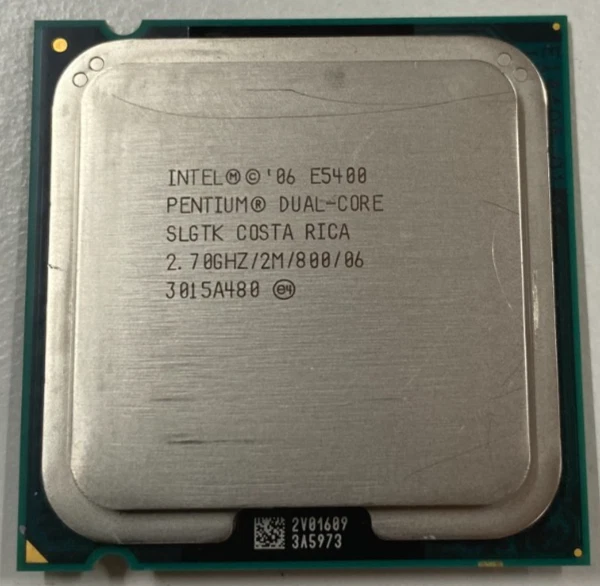 Intel Pentium E5400 - 2.7GHz Dual-Core (LGA775) Processor SLGTK (OFFERS WELCOME) - Image 1 of 1