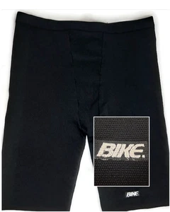 Vintage BIKE Athletic Compression Workout Shorts SCHWARZ Größe LARGE 38-44 HERREN - Bild 1 von 15