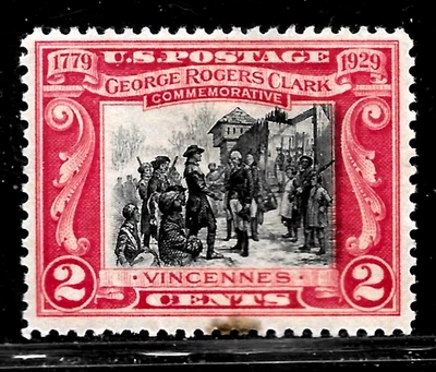 HICK GIRL-OLD 完好美国 SC#651 乔治·罗杰斯 CLARK X6013 — 第 1/2 张图片