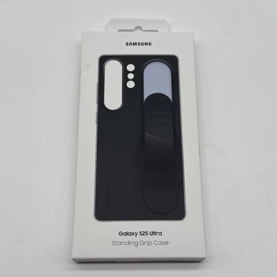 OFFICIAL GENUINE SAMSUNG GALAXY S25 ULTRA STANDING GRIP CASE COVER BLACK NEW - Image 1 of 3