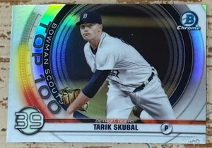 2020 Bowman Tarik Skubal Top 100 Insert Card!! - Picture 1 of 2
