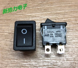 1PC NEW CANAL MR6 16A 250V 4 pins 2 positions Rocker Switch - Afbeelding 1 van 3