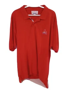 Starter Polo Mens L St Louis Cardinals MLB Baseball Embroidered Bird On Bat Vntg - Picture 1 of 7