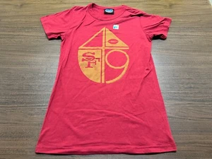 Camiseta de fútbol americano roja de los San Francisco 49ers de la NFL - comida chatarra - XL para mujer - nueva sin etiquetas - Imagen 1 de 3