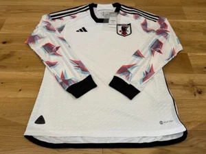 Authentic Adidas Japan 2022 World Cup Away Long Sleeve Jersey JP Size XL HC6304 - Picture 1 of 8