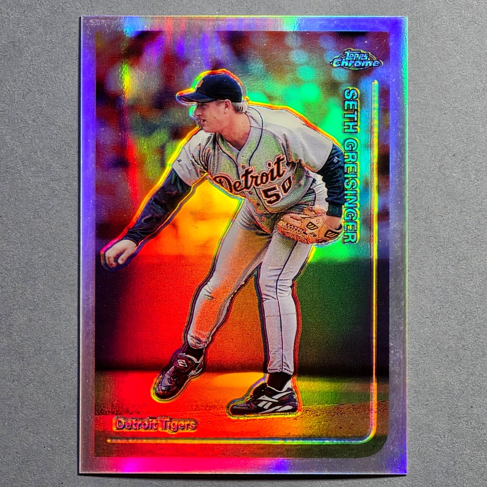 1999 Topps Chrome REFRACTOR #147, Seth Greisinger, Tigers - Image 1 of 1