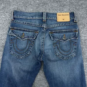True Religion Jeans Mens 29 (Fits 31x34) Ricky Relaxed Flap Pocket SE Stretch - Picture 1 of 14