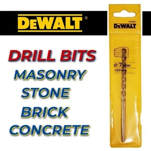 DeWALT Masonry Drill Bits For Stone Brick Concrete Block Carbide Drill Bit Set - Picture 1 of 10