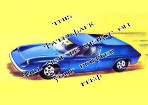 MATCHBOX 5 LOTUS EUROPA 1969 LESNEY BOX ART REPRO A4 POSTER PRINT - Picture 1 of 1