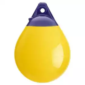 Polyform A-0 Yellow Marine Buoy 8" Diam x 11.5" Tall 01-016-782 - Picture 1 of 2
