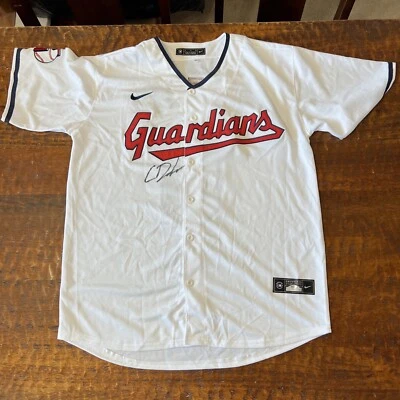 Chase DeLauter Signed Cleveland Guardians Jersey PSA DNA  Autographed - Image 1 of 4