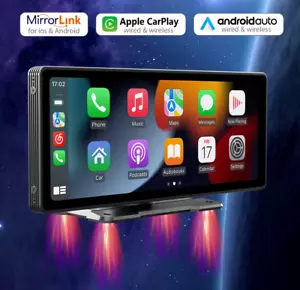Autoradio Display Wireless 10.26" Pollici Portatile Apple CarPlay e Android Auto - Foto 1 di 17