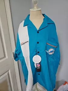 Retro Miami Delfin Bowlingshirt Größe XXL - Bild 1 von 4