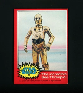 The Incredible See-Threepio! 1977 Topps Star Wars #71 EX-MT - Picture 1 of 2
