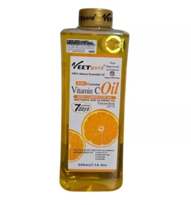 Veet Gold Vitamin C Face & Body Glowing corrector Oil 500 ML X 1 - Picture 1 of 3