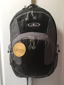 EVEREST DELUXE BACKPACK Travelers PADDED LAPTOP Sleeve w/Multiple Compartments - Picture 1 of 10