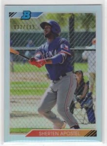 2020 Bowman Heritage Chrome Prospects Refractors #92CPSA Sherten Apostel /199 - Picture 1 of 1