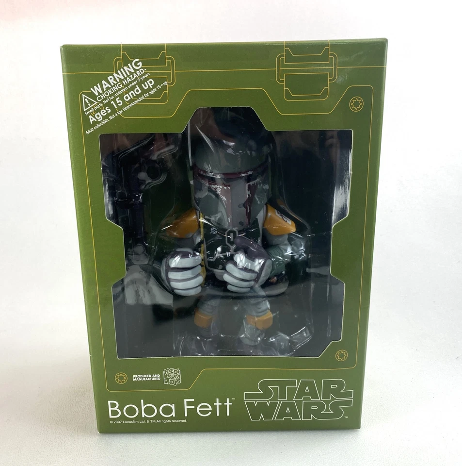 Boba Fett Star Wars 8" Vinyl Collectible Figure New NIB 2007 Medicom Sideshow - Image 1 of 2