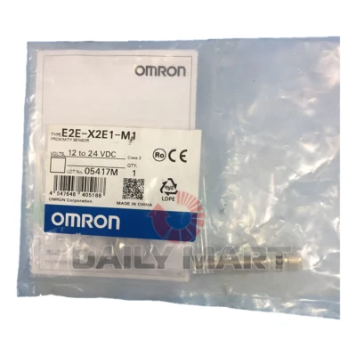 New In Box OMRON E2E-X2E1-M1 Proximity Sensor - Image 1 of 2