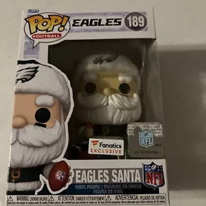 Funko POP! NFL Football - Philadelphia Eagles Santa Claus #189 - Picture 1 of 4