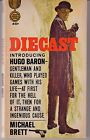 DIECAST (1963) Michael Brett - Gold Medal #k1360 - 1st HUGO BARON Spy Mystery
