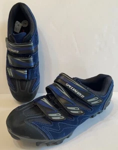 Specialized BG Body Geometry MTB 2-Bolt Cycling Shoes w/Cleats - Blue - EU 40 - Picture 1 of 10
