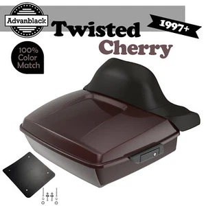 Rushmore Chopped Tour Pack Wrap Around For Harley/Softail 97+ TWISTED CHERRY - Picture 1 of 12