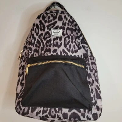 Herschel Supply Co Snow Leopard Backpack Packable Daypack Rare Retired Pattern  - Image 1 of 4