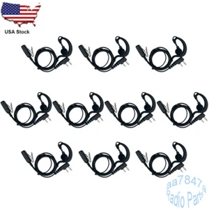 10PCS Earloop Earpiece Headset for IC-F1100D F2000 F4001 F4011 F3001 F3011 Radio - Picture 1 of 6