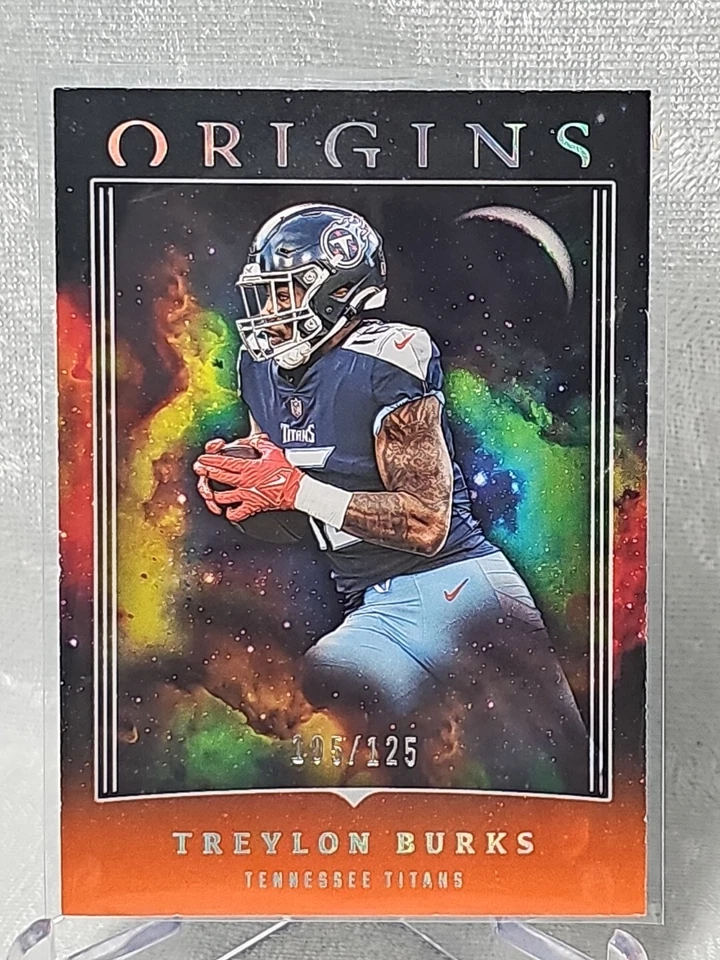 2023 Panini Origins Treylon Burks Orange #d/125 no.96 Titans - Image 1 of 4