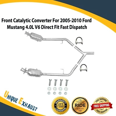 Front Catalytic Converter for 2005-2010 Ford Mustang 4.0L V6 Direct Fit FastShip - Изображение 1 из 4