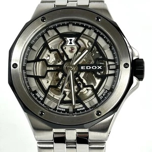 Edox Delfin Watch Mechano 85303-3NM-NBG Automatic Exhibition - Picture 1 of 17