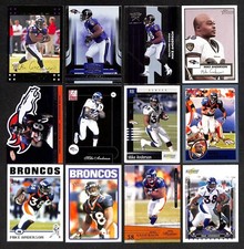 Lot of 30 Different Mike Anderson Cards 2001-2007 Denver Broncos Utah