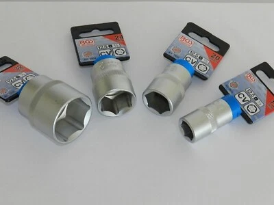 Stecknuss 8mm - 46mm 6-kant 1/2-Zoll Steckschlüssel Nuss - nach Wahl - - Bild 1 von 2