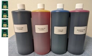 COMPATIBLE BULK INK REFILL Kiaro QuickLabel, 200 QL-120, QL-120e, QL-111 + CHIP - Picture 1 of 1