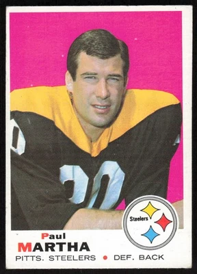 1969 Topps #224 Paul Martha - $1 SHIPPING (JB4) - Image 1 of 2