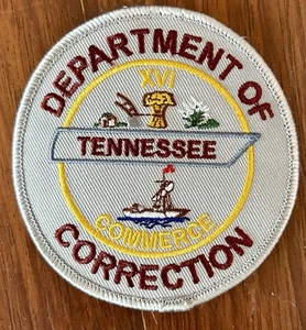 Dept. Of Corrections Tennessee Commerce Clothing Patch  - Bild 1 von 2
