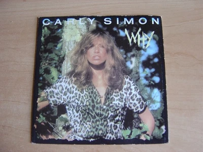 Carly Simon:  Why 7": 1982 UK Release: Picture Sleeve - Image 1 of 3