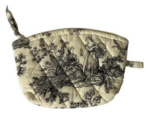 PARK DESIGNS Hand Woven Cosmetic Quilted Victorian Coin Wallet Purse - Picture 1 of 4