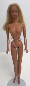 Mattel Malibu Barbie Doll 1966 Taiwan Body Blue Eyes Blonde Straight Hair *READ* - Picture 1 of 21